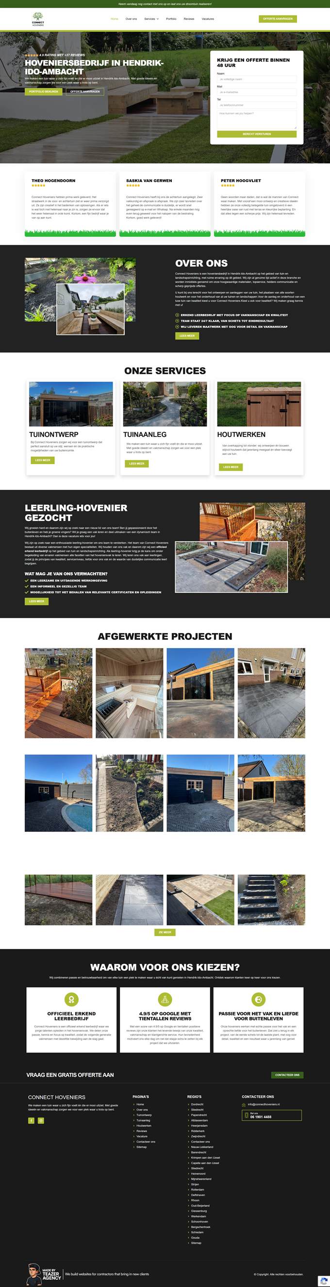 Website Connect Hoveniers