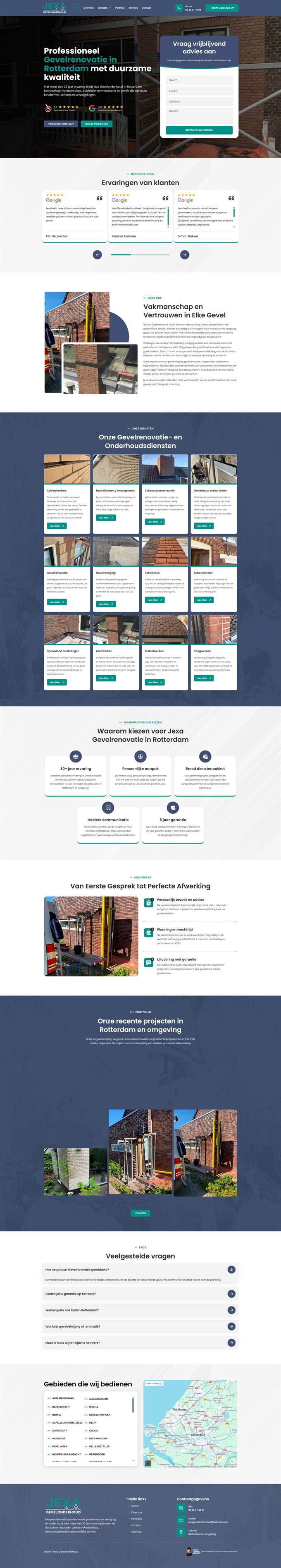 Website Jexa Gevelonderhoud