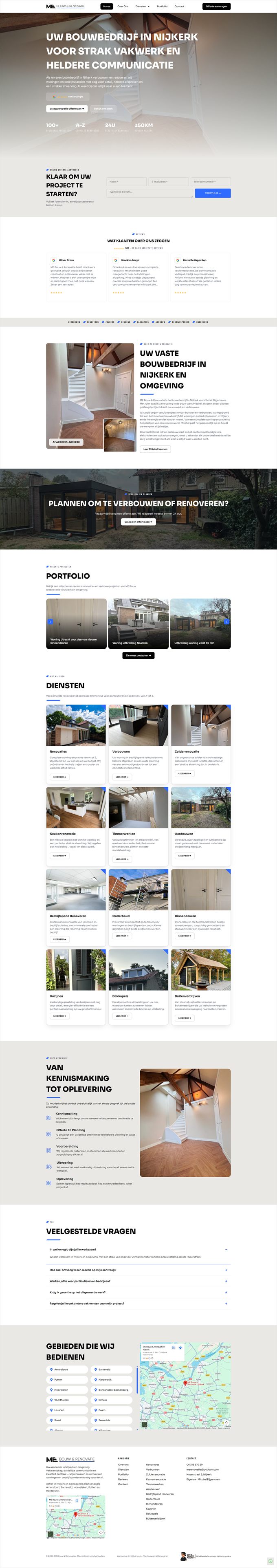 Website ME Bouw & Renovatie