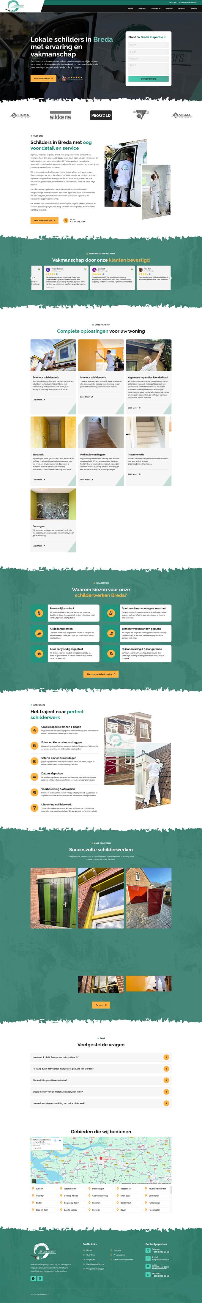 Website OK Aannemers