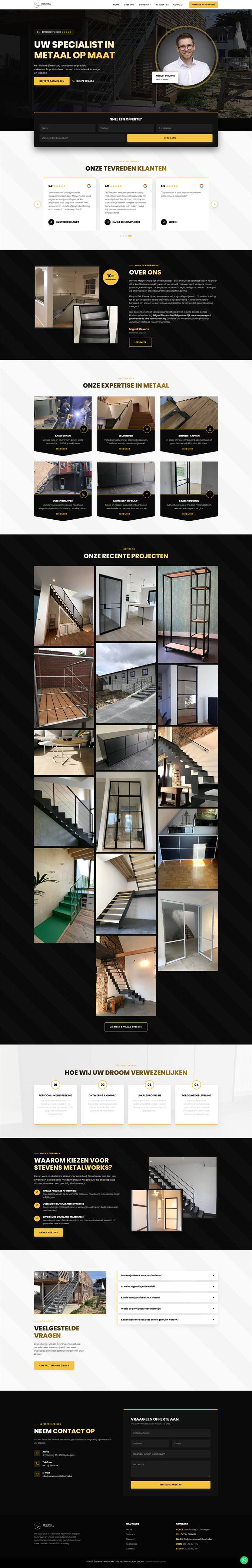 Website Stevens Metalworks